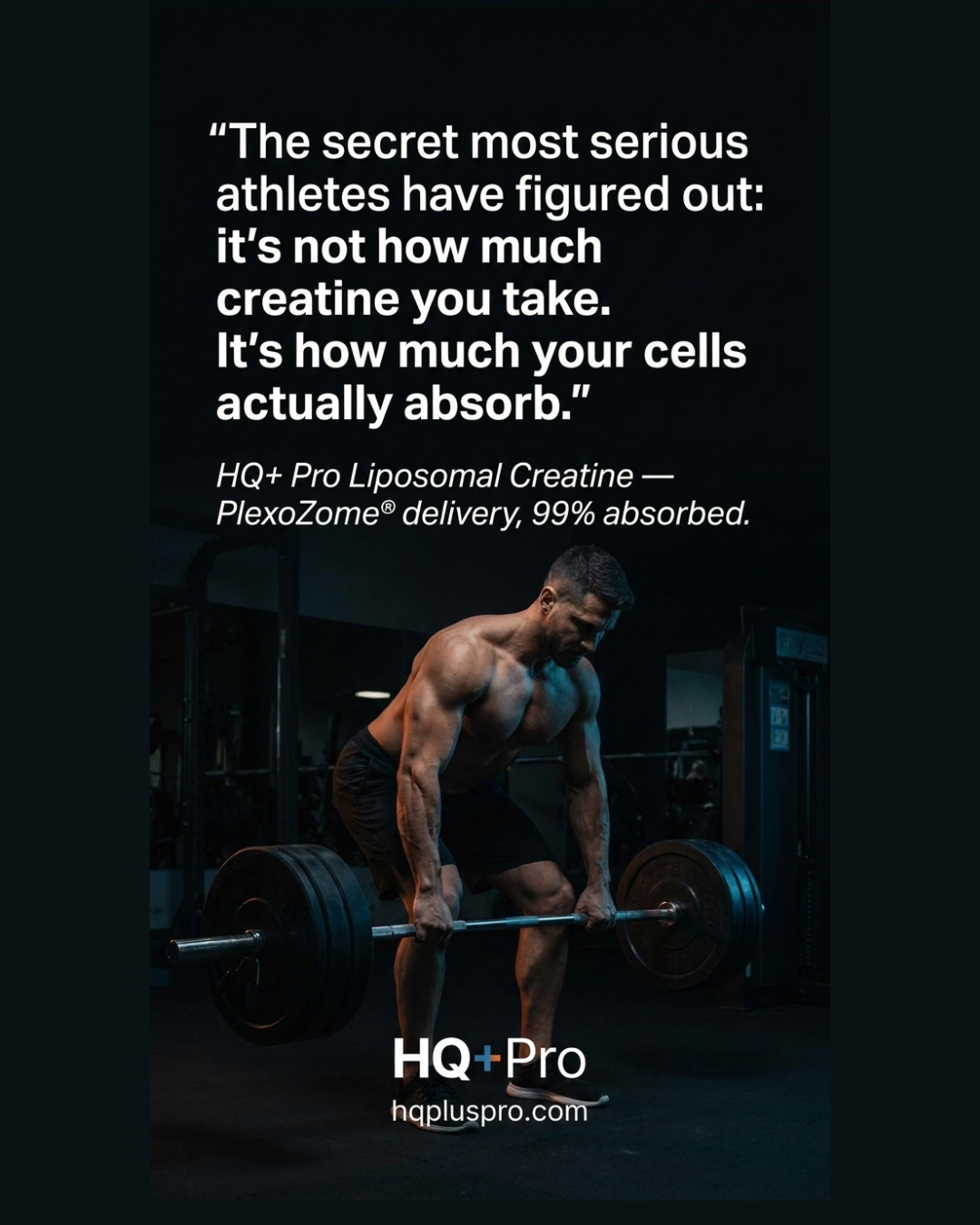 HQ+ Pro Liposomal Creatine Monohydrate – Supports Mental & Physical Performance | 80 Servings