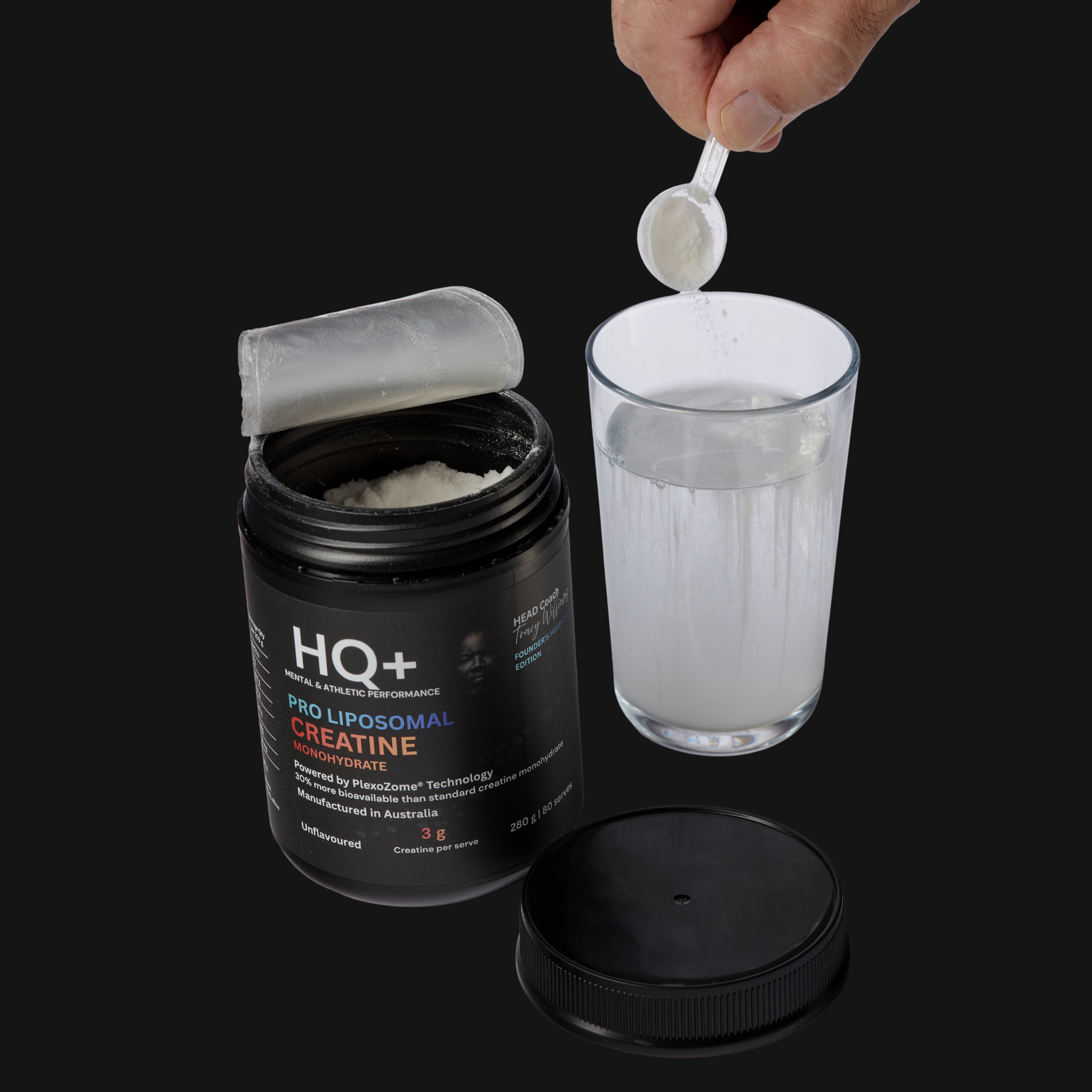 HQ+ Pro Liposomal Creatine Monohydrate – Supports Mental & Physical Performance | 80 Servings