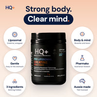 HQ+ Pro Liposomal Creatine Monohydrate Supports Mental & Physical Performance