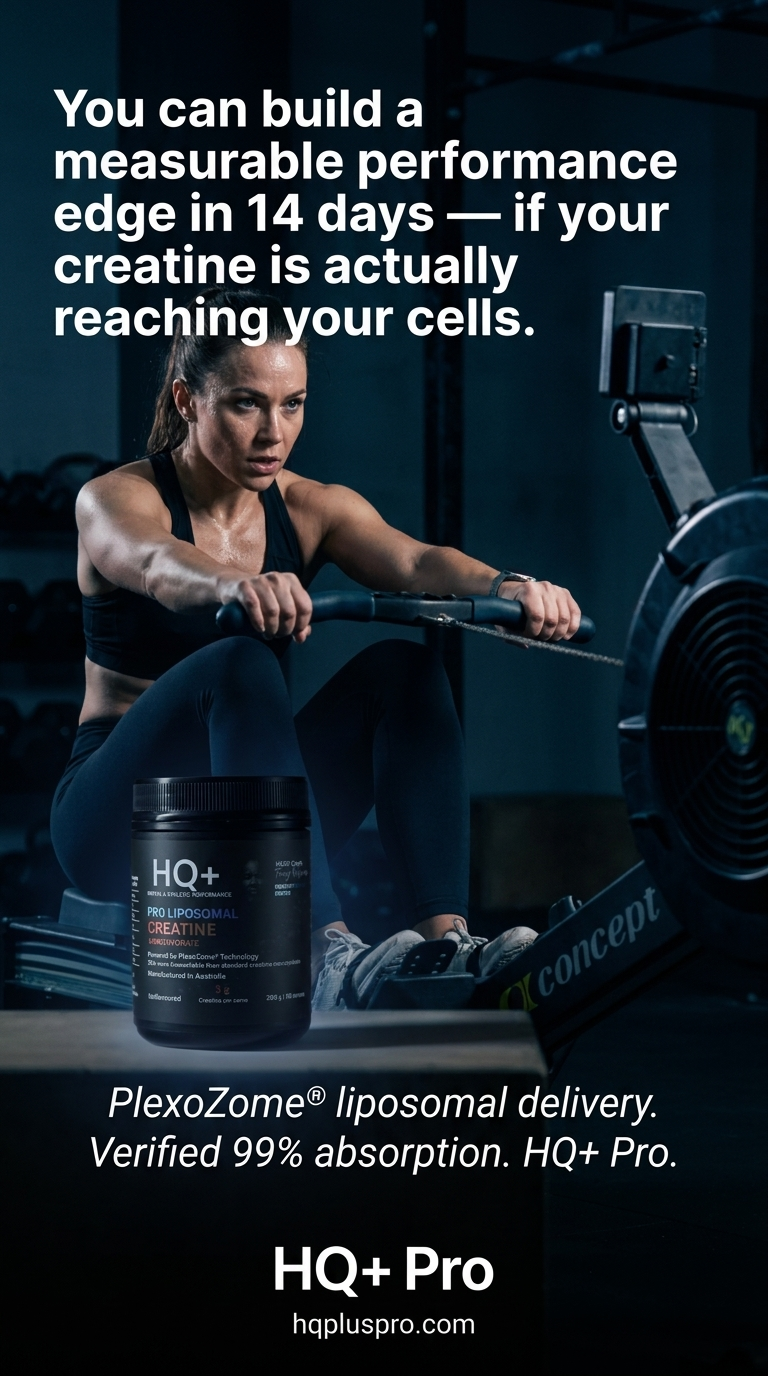 HQ+ Pro Liposomal Creatine Monohydrate – Supports Mental & Physical Performance | 80 Servings