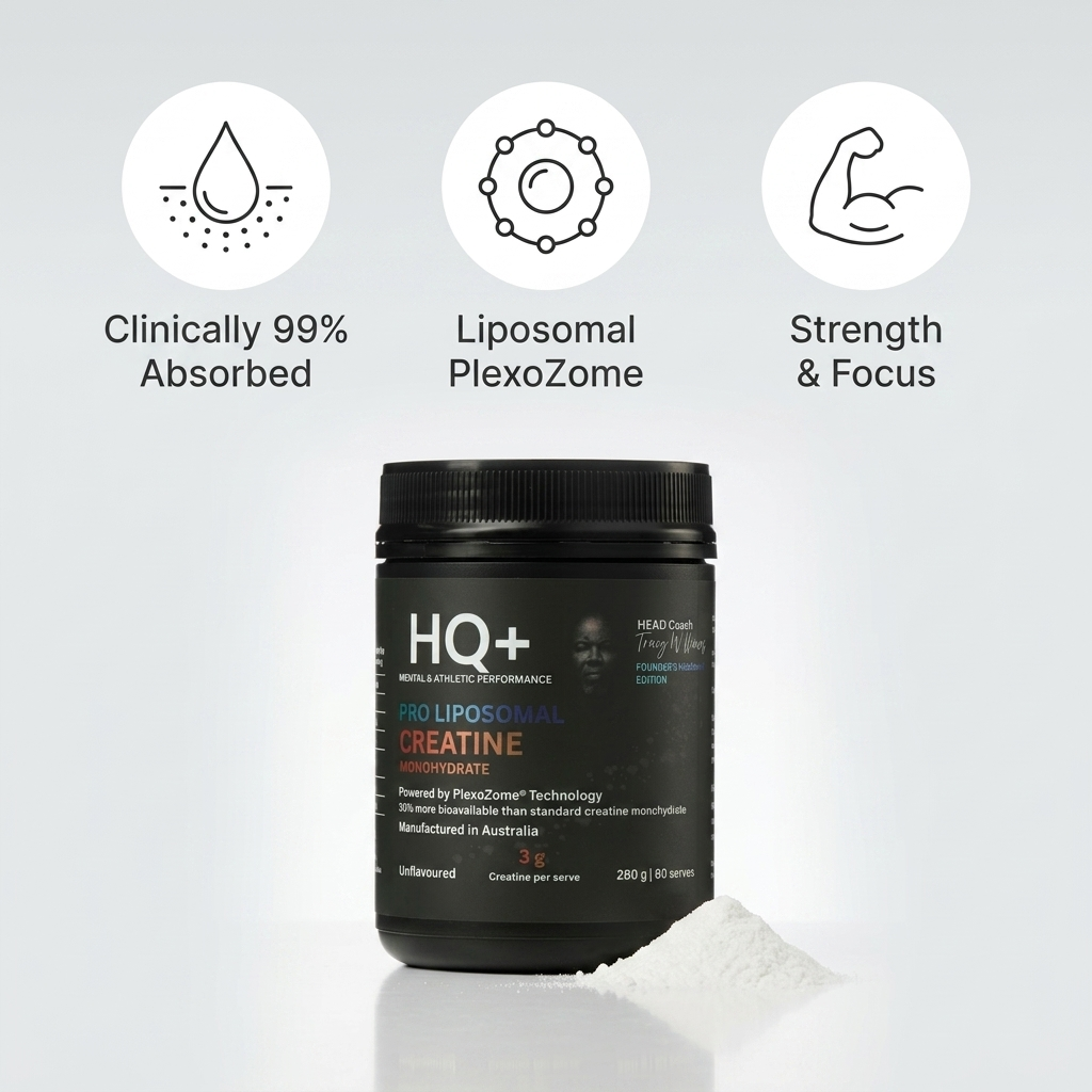 HQ+ Pro Liposomal Creatine Monohydrate – Supports Mental & Physical Performance | 80 Servings