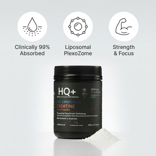 HQ+ Pro Liposomal Creatine Monohydrate – Supports Mental & Physical Performance | 80 Servings
