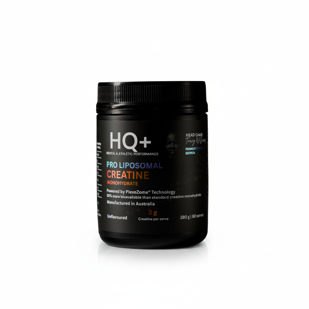 HQ+ Pro Liposomal Creatine Monohydrate on white background